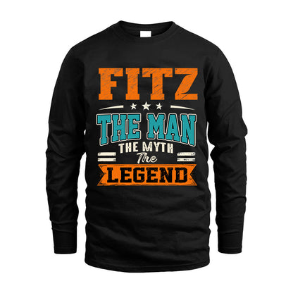 FITZ HH F007 The Man The Myth The Legend Personalized Shirt – Gift for Men