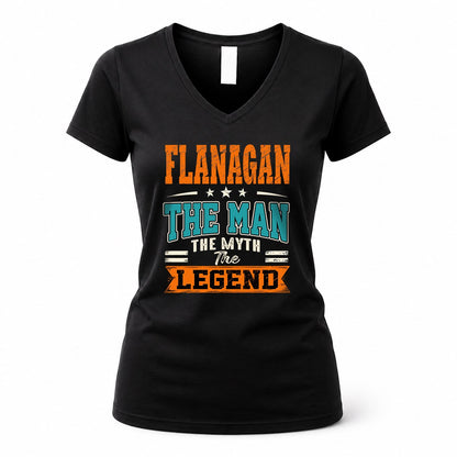 FLANAGAN HH F007 The Man The Myth The Legend Personalized Shirt – Gift for Men