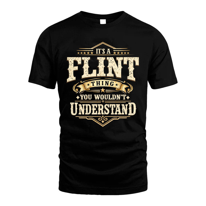 FLINT HH-F009–Personalized Name Quote Apparel “It’s an NAME Thing You Wouldn’t Understand”