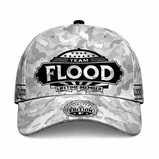 FLOOD TC01 HH79 Team Your Name Hat, Personalized Camo Baseball Cap, Custom Family Gift, Gift for Him Her