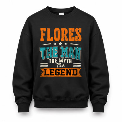 FLORES HH F007 The Man The Myth The Legend Personalized Shirt – Gift for Men