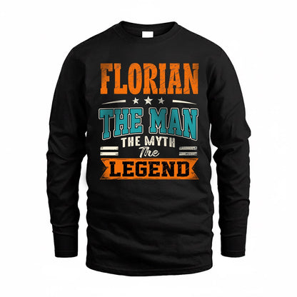 FLORIAN HH F007 The Man The Myth The Legend Personalized Shirt – Gift for Men