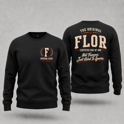 FLOR W65-F6-168 – Personalized Original Issue Apparel “The Original NAME Certified One-of-One"