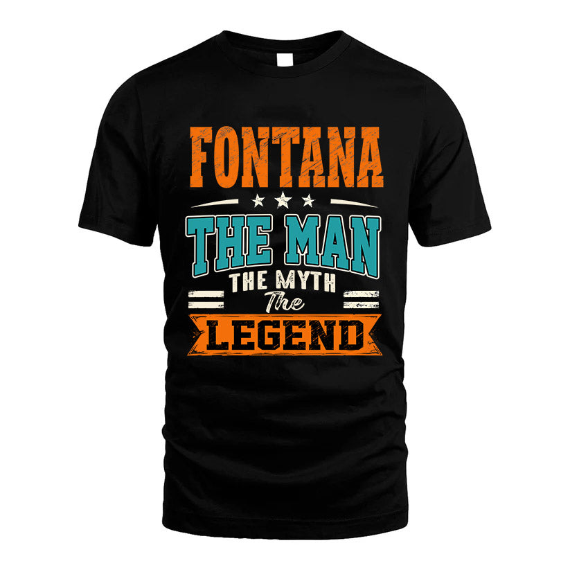 FONTANA HH F007 The Man The Myth The Legend Personalized Shirt – Gift for Men