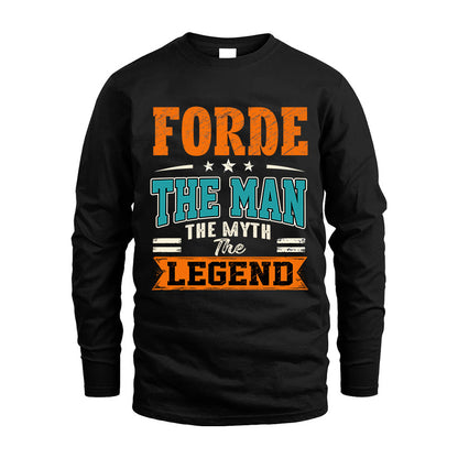 FORDE HH F007 The Man The Myth The Legend Personalized Shirt – Gift for Men