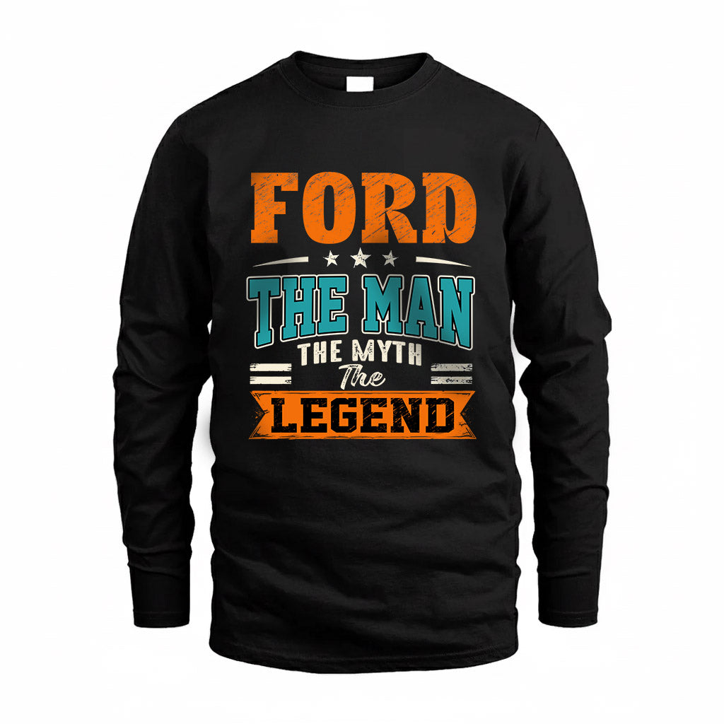FORD HH F007 The Man The Myth The Legend Personalized Shirt – Gift for Men