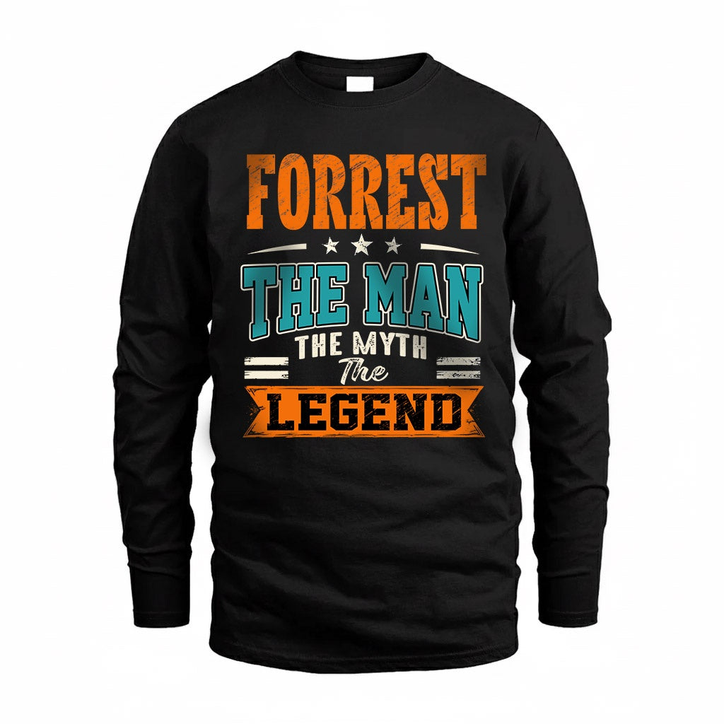 FORREST HH F007 The Man The Myth The Legend Personalized Shirt – Gift for Men