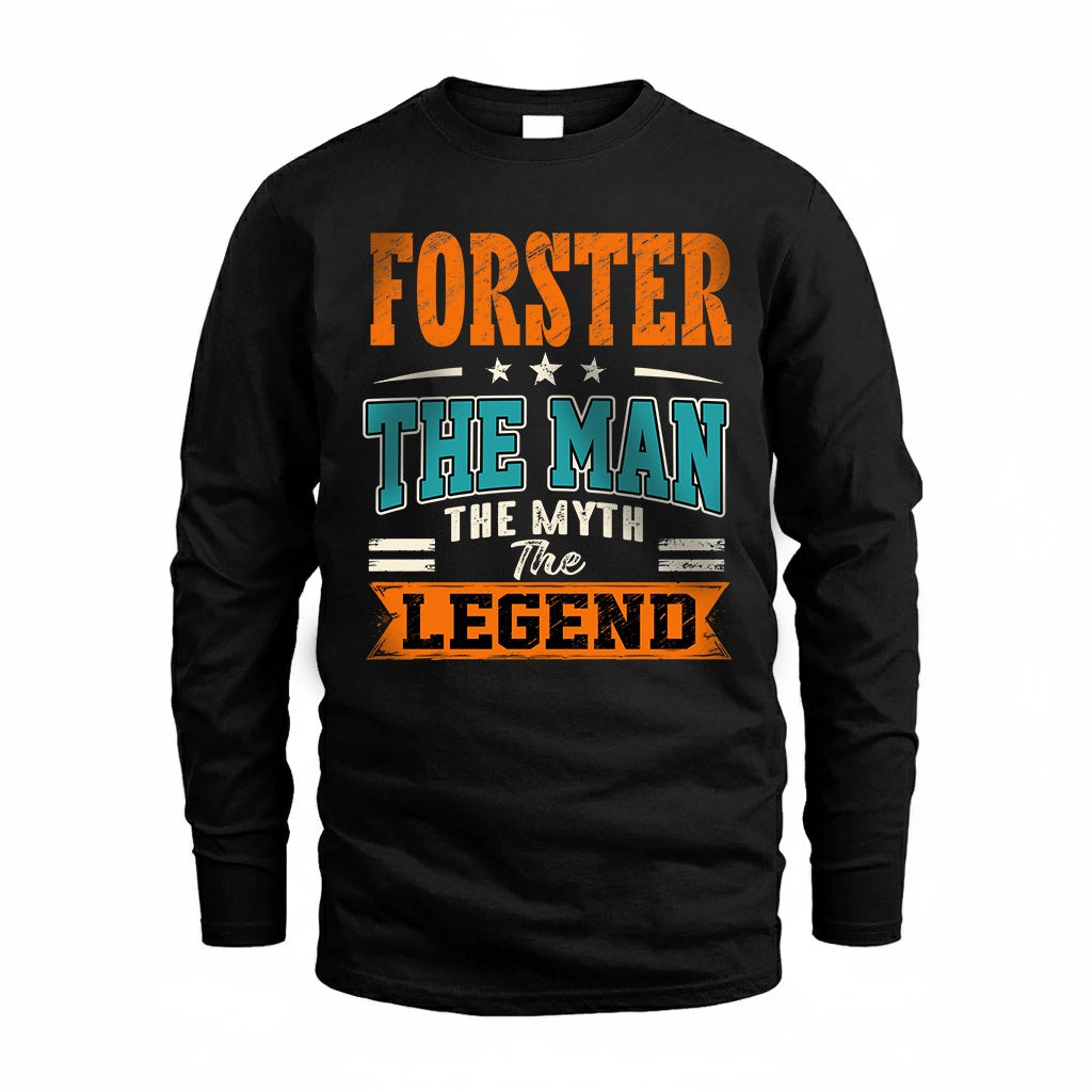 FORSTER HH F007 The Man The Myth The Legend Personalized Shirt – Gift for Men