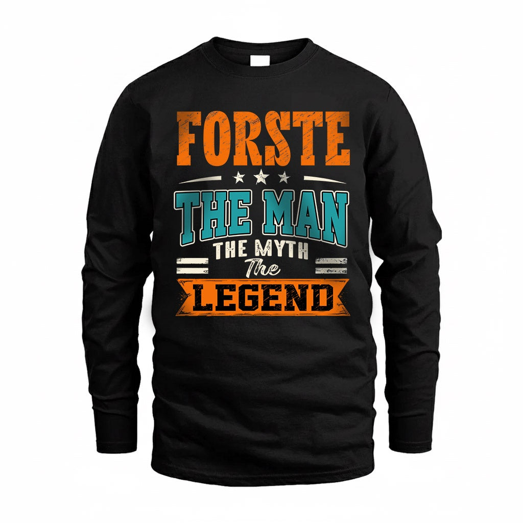 FORSTE HH F007 The Man The Myth The Legend Personalized Shirt – Gift for Men