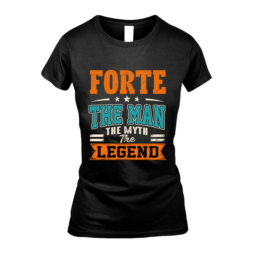 FORTE HH F007 The Man The Myth The Legend Personalized Shirt – Gift for Men