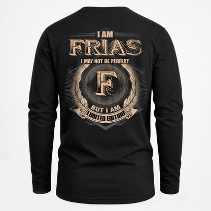 FRIAS 2K-101–Personalized Name Quote Apparel “I Am NAME May Not Be Perfect But I Am Limited Edition”