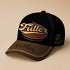 FULLER  TC06 HH79 Personalized Distressed Baseball Cap, Custom Retro Trucker Hat, Statement Dad Cap