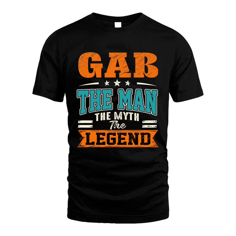 GAB HH F007 The Man The Myth The Legend Personalized Shirt – Gift for Men