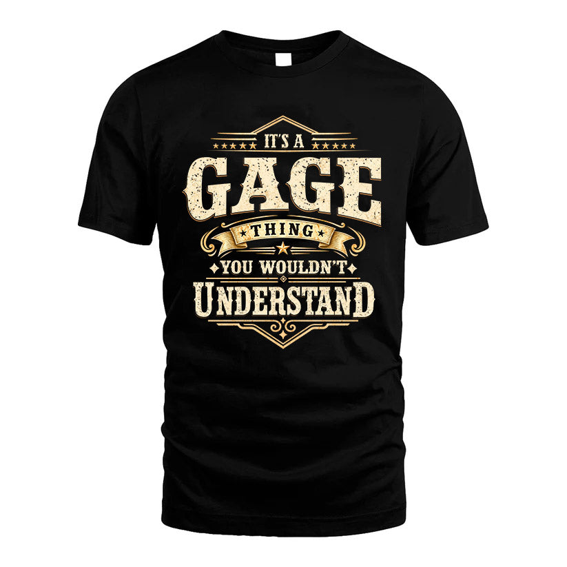 GAGE HH-F009–Personalized Name Quote Apparel “It’s an NAME Thing You Wouldn’t Understand”