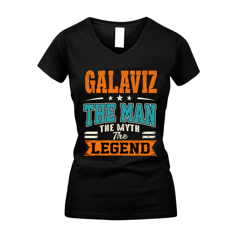 GALAVIZ HH F007 The Man The Myth The Legend Personalized Shirt – Gift for Men