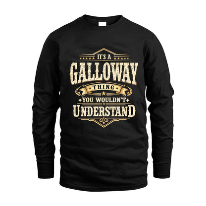 GALLOWAY HH-F009–Personalized Name Quote Apparel “It’s an NAME Thing You Wouldn’t Understand”