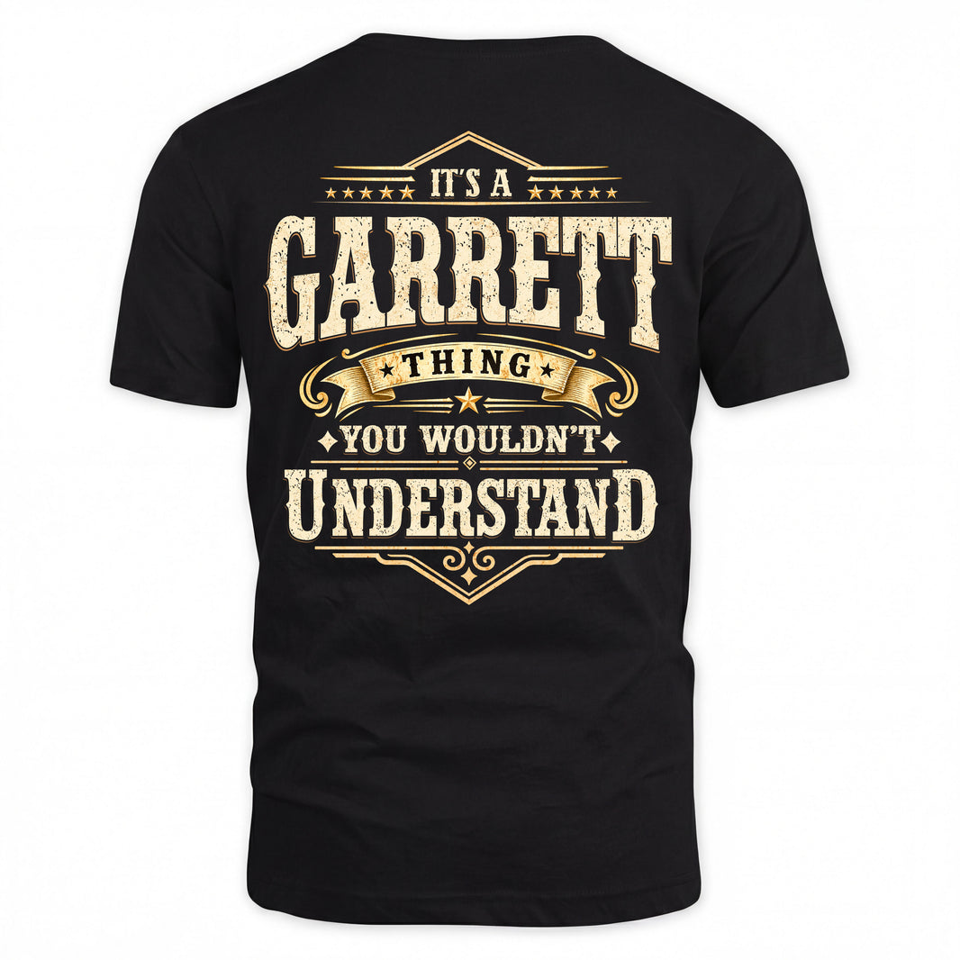 GARRETT HH-F003–Personalized Name Quote Apparel “It’s an NAME Thing You Wouldn’t Understand”