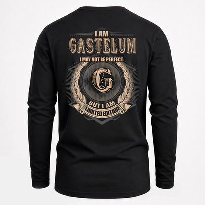 GASTELUM 2K-101–Personalized Name Quote Apparel “I Am NAME May Not Be Perfect But I Am Limited Edition”
