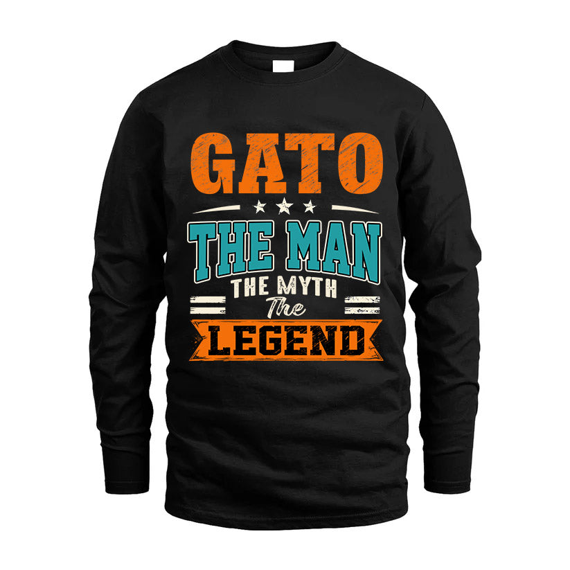 GATO HH F007 The Man The Myth The Legend Personalized Shirt – Gift for Men