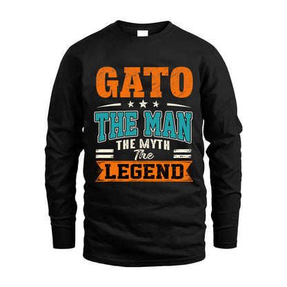 GATO HH F007 The Man The Myth The Legend Personalized Shirt – Gift for Men