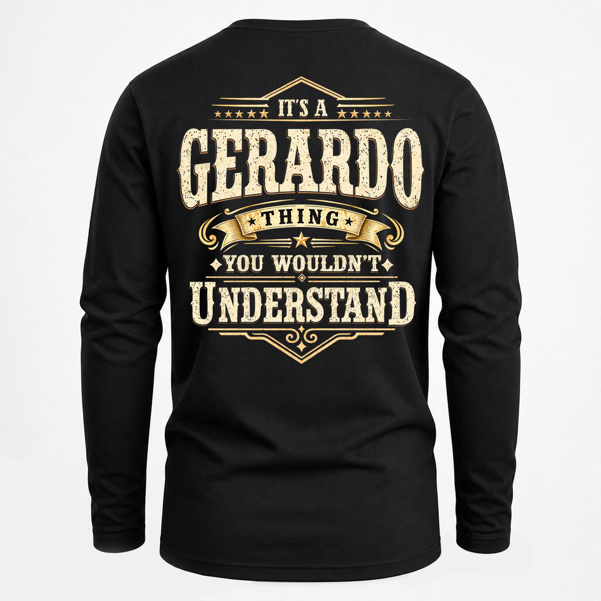 GERARDO HH-F003–Personalized Name Quote Apparel “It’s an NAME Thing You Wouldn’t Understand”