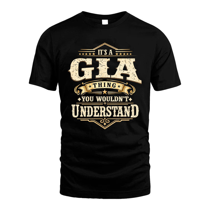 GIA HH-F009–Personalized Name Quote Apparel “It’s an NAME Thing You Wouldn’t Understand”