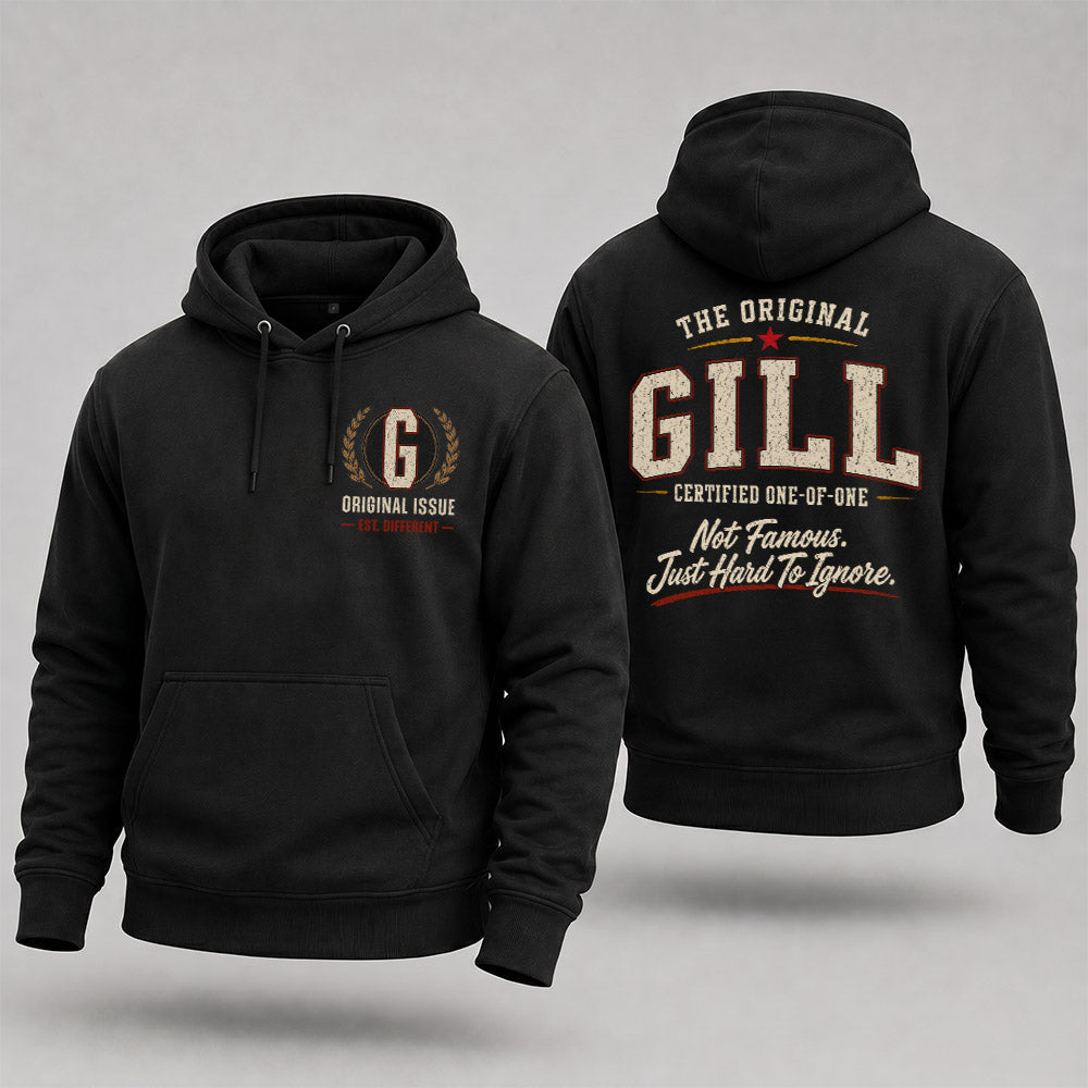 GILL W65-F6-168 – Personalized Original Issue Apparel “The Original NAME Certified One-of-One"