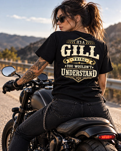 GILL HH-F003–Personalized Name Quote Apparel “It’s an NAME Thing You Wouldn’t Understand”