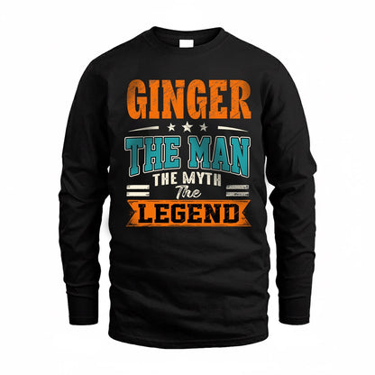 GINGER HH F007 The Man The Myth The Legend Personalized Shirt – Gift for Men