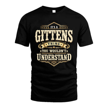 GITTENS HH-F009–Personalized Name Quote Apparel “It’s an NAME Thing You Wouldn’t Understand”