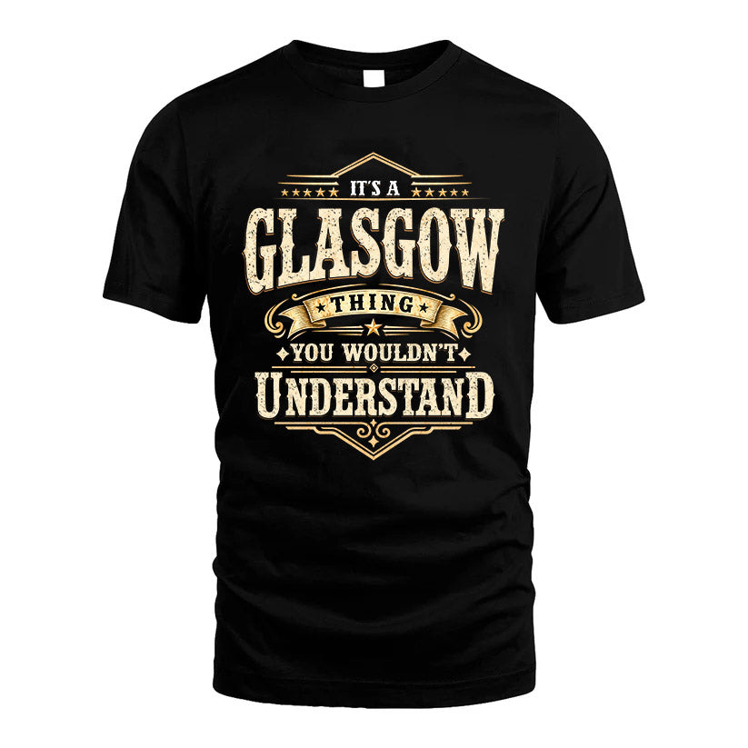 GLASGOW HH-F009–Personalized Name Quote Apparel “It’s an NAME Thing You Wouldn’t Understand”