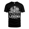 GLENN HH F004 The Man The Myth The Legend Personalized Shirt – Gift for Men