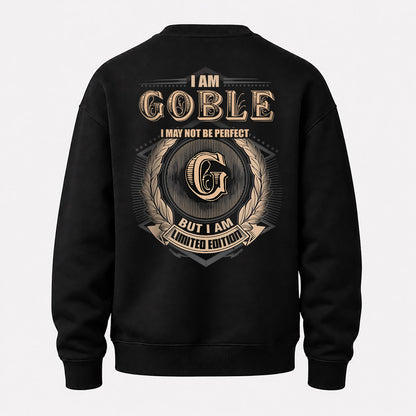 GOBLE 2K-101–Personalized Name Quote Apparel “I Am NAME May Not Be Perfect But I Am Limited Edition”
