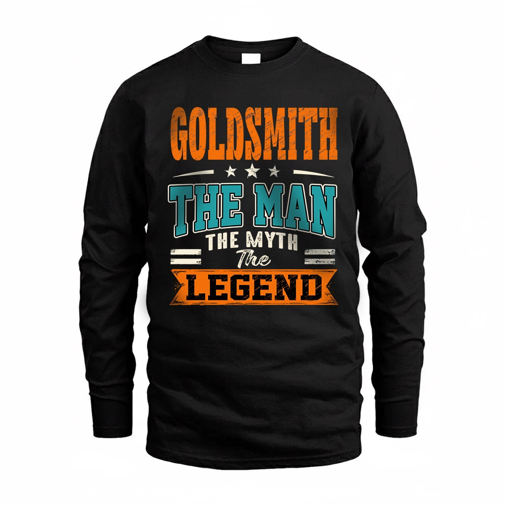 GOLDSMITH HH F007 The Man The Myth The Legend Personalized Shirt – Gift for Men