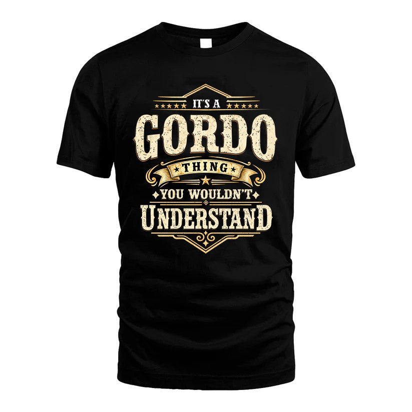 GORDO HH-F009–Personalized Name Quote Apparel “It’s an NAME Thing You Wouldn’t Understand”
