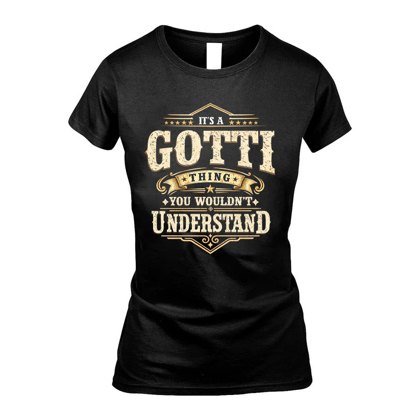 GOTTI HH-F009–Personalized Name Quote Apparel “It’s an NAME Thing You Wouldn’t Understand”