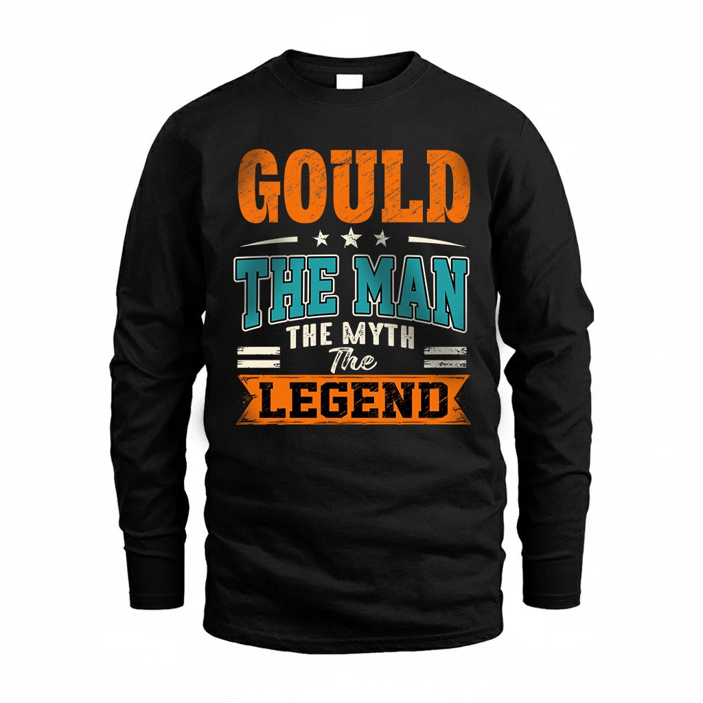 GOULD HH F007 The Man The Myth The Legend Personalized Shirt – Gift for Men