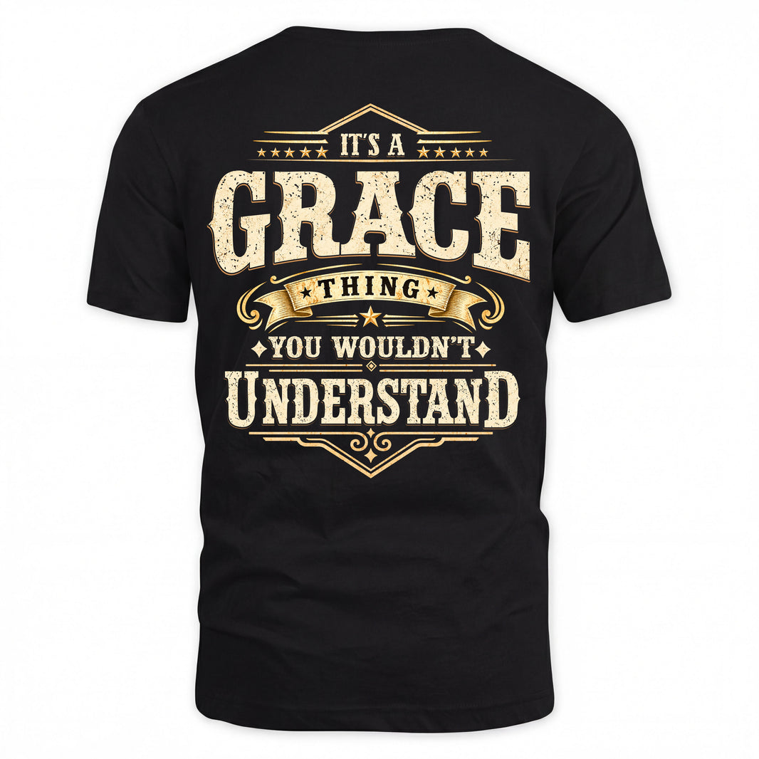 GRACE HH-F003–Personalized Name Quote Apparel “It’s an NAME Thing You Wouldn’t Understand”