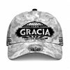 GRACIA TC01 HH79 Team Your Name Hat, Personalized Camo Baseball Cap, Custom Family Gift, Gift for Him Her