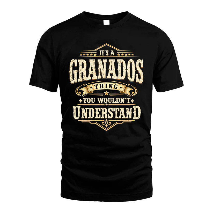 GRANADOS HH-F009–Personalized Name Quote Apparel “It’s an NAME Thing You Wouldn’t Understand”