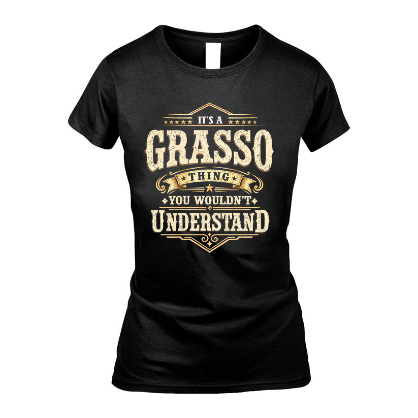 GRASSO HH-F009–Personalized Name Quote Apparel “It’s an NAME Thing You Wouldn’t Understand”