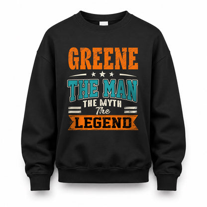 GREENE HH F007 The Man The Myth The Legend Personalized Shirt – Gift for Men