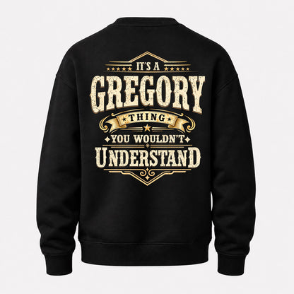 GREGORY HH-F003–Personalized Name Quote Apparel “It’s an NAME Thing You Wouldn’t Understand”