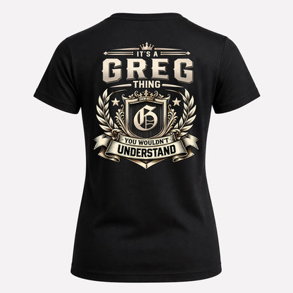 GREG HH-F006 Thing Personalized Name T Shirt – You Wouldn’t Understand