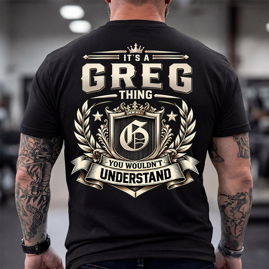 GREG HH-F006 Thing Personalized Name T Shirt – You Wouldn’t Understand