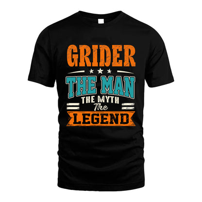 GRIDER HH F007 The Man The Myth The Legend Personalized Shirt – Gift for Men