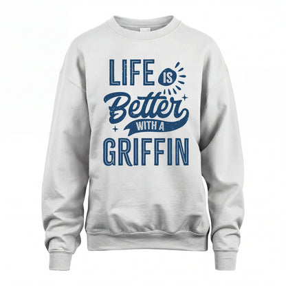 GRIFFIN HH88-K2–Personalized Name Quote T-Shirt Life Is Better With Unisex Gift