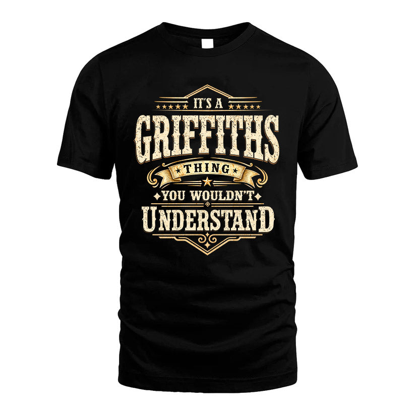 GRIFFITHS HH-F009–Personalized Name Quote Apparel “It’s an NAME Thing You Wouldn’t Understand”