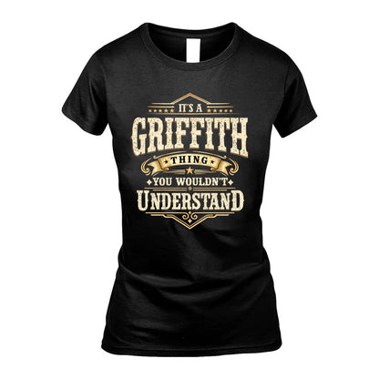 GRIFFITH HH-F009–Personalized Name Quote Apparel “It’s an NAME Thing You Wouldn’t Understand”