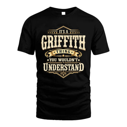 GRIFFITH HH-F009–Personalized Name Quote Apparel “It’s an NAME Thing You Wouldn’t Understand”